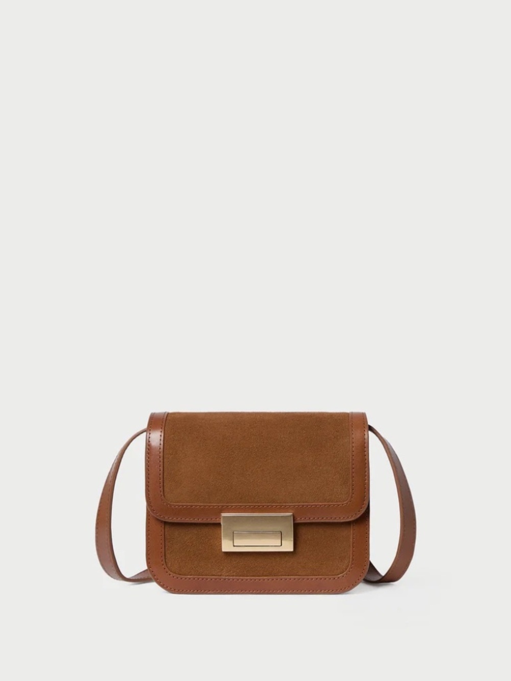 *NO OFFER* Loeffler Randall Cacao Suede Crossbody